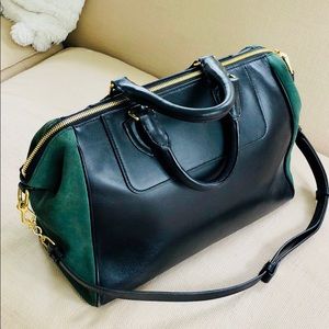 J.Crew leather and suede bag